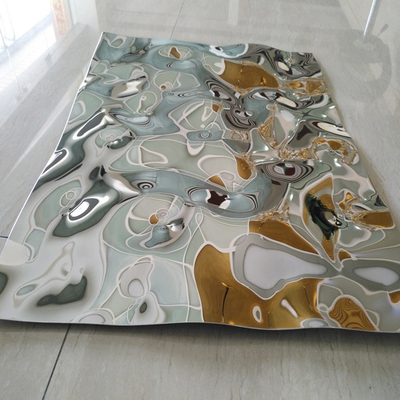 Metal Water Ripple Stainless Steel Sheet 310 904 0.5Mm Thick
