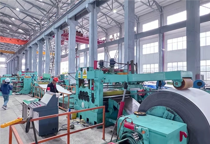 Wuxi TAIDING Stainless Steel Co., Ltd. สายการผลิตของผู้ผลิต